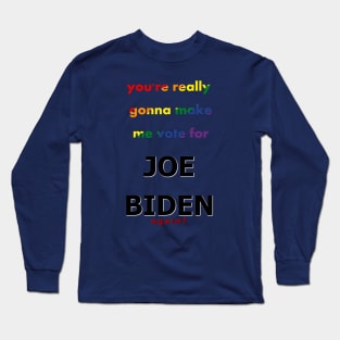 biden 2024 (rainbow) Long Sleeve T-Shirt